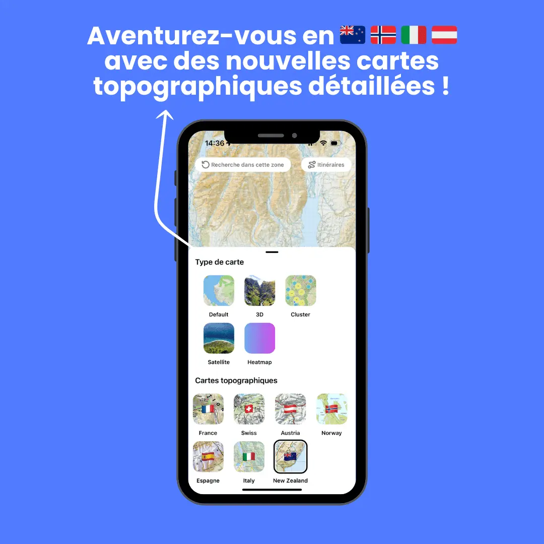 Guide complet des nouvelles cartes topographiques et itinéraires améliorés - Nouveautés Refuge : Cartes, Itinéraires