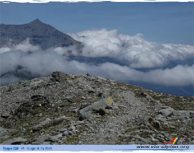 Via Alpina Itinéraire Bleu - Étape 35: Refuge du Petit Mont Cenis - Rifugio Vaccarone