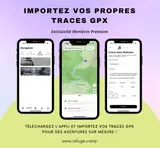 Importez vos propres traces gpx