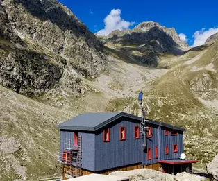 Winter room Rifugio Soria Ellena